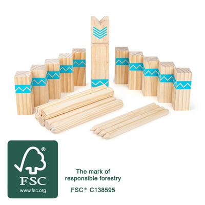 Small foot Wikingerspiel Kubb Active
