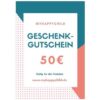 Geschenkgutschein 50 Euro