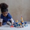 PlanToys Ritterburg aus Holz 47 teilig