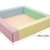IGLU Bälle-Bad Softbausteine 130x130 cm – Bild 6