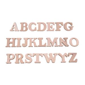 Holzbuchstaben A-Z 10 cm