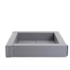 IGLU Bälle-Bad Softbausteine 130x130 cm grau