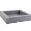 IGLU Bälle-Bad Softbausteine 130x130 cm grau