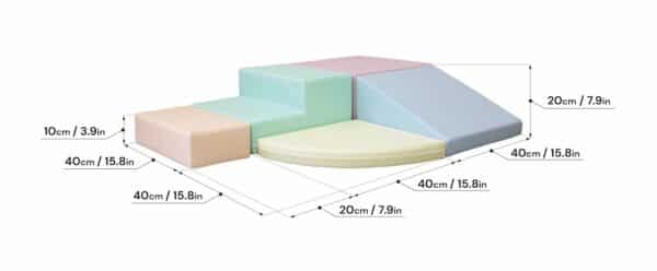 IGLU Softbausteine pastell 5-teilig