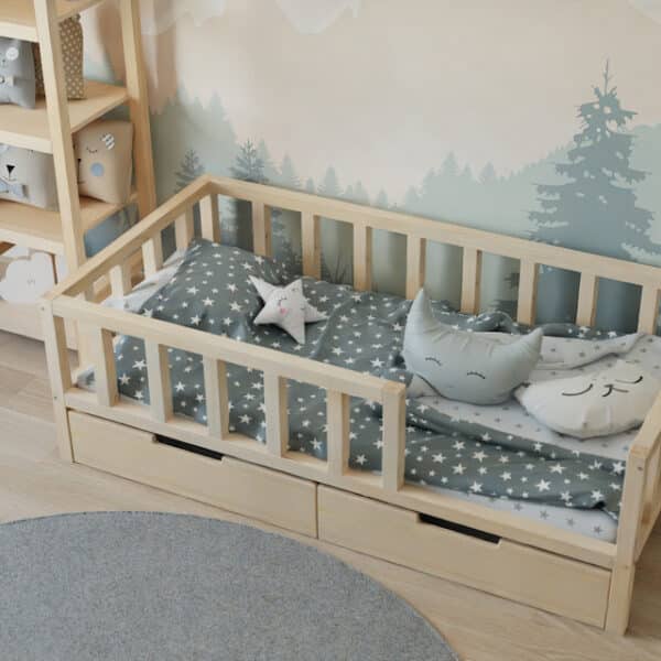 Kinderbett Standard mit Schubladen ab 70x140 cm