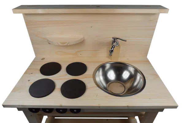 Matschküche mit Wasserhahn Basic 75 cm