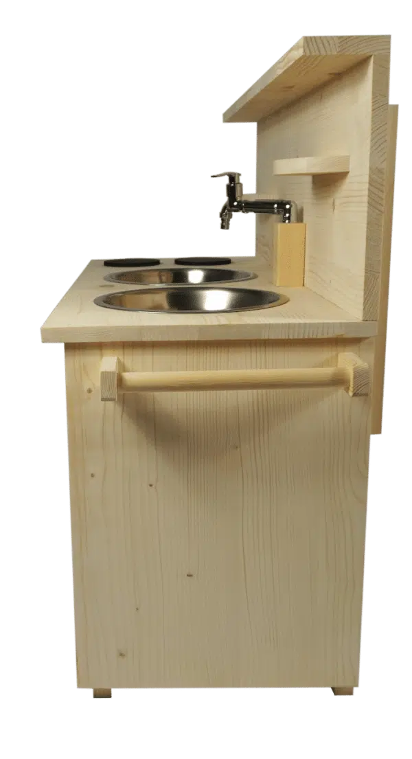 Matschküche mit Wasserhahn Entdecker 95 cm
